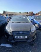 2014 FORD FOCUS ZETEC NAVIGATOR TDCI 1.6 DIESEL MANUAL – BLACK >>--NO VAT ON HAMMER--<<