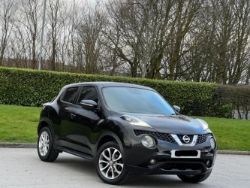 2014 NISSAN JUKE 1.6 ACENTA PREMIUM CVT SUV IN BLACK >>--NO VAT ON HAMMER--<<