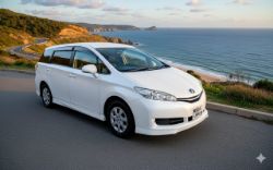 2014 TOYOTA WISH PETROL AUTOMATIC WHITE >>--NO VAT ON HAMMER--<<