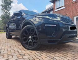 **(ONLY 112K MILEAGE)** 2017 LAND ROVER R ROVER EVOQUE A 2.0 DIESEL BLACK >>--NO VAT ON HAMMER--<<