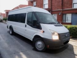 **(ONLY 75K MILEAGE)** 2012 FORD TRANSIT 135 T430 RWD L4H3 XLWB 17-SEAT >-NO VAT ON HAMMER-<