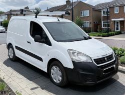 2016 PEUGEOT PARTNER PROFESSION L1 BLUE HDI L1H1 1560CC PANEL VAN WHITE>>--NO VAT ON HAMMER--<<