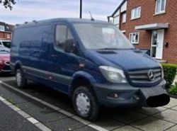 2017 MERCEDES-BENZ SPRINTER 316 CDI 4X4 L4H3 2143CC DIESEL MANUAL PANEL VAN BLUE