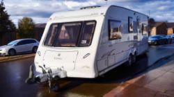 2005 TOURING CARAVAN – REAR 4 SINGLE BEDS >>--NO VAT ON HAMMER--<<