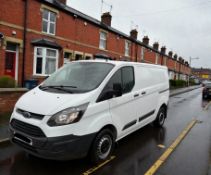 2016 FORD TRANSIT CUSTOM 270 ECO-TECH L1H1 2198CC MANUAL PANEL VAN >>--NO VAT ON HAMMER--<<