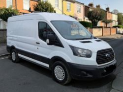 **(ONLY 64K MILEAGE)** 2017 FORD TRANSIT 350 L2H2 1996CC DIESEL PANEL >>--NO VAT ON HAMMER--<<