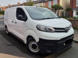 **(ONLY 117K MILEAGE)** 2020 TOYOTA PROACE ACTIVE L1H1 1499CC DIESEL WHITE >>--NO VAT ON HAMMER--<<