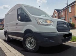 2016 FORD TRANSIT 350 L2H3 2198CC DIESEL MANUAL PANEL VAN WHITE >>--NO VAT ON HAMMER--<<