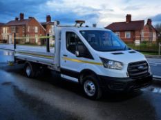 **(ONLY 53K MILEAGE)** 2023 ON 23 PLATE FORD TRANSIT 350 LEADER 130BHP TDCI RWD LWB DROPSIDE PICKUP