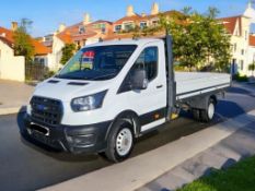2021 FORD TRANSIT 350 LEADER ECOBLUE L4 H1 DROPSIDE PICKUP >>--NO VAT ON HAMMER--<<