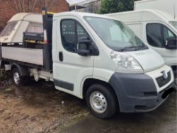 2014 PEUGEOT BOXER 335 L2 HDI 2.2 DIESEL MANUAL CHASSIS CAB >>--NO VAT ON HAMMER--<<