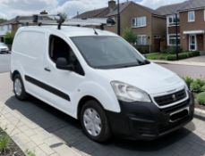 **(ONLY 117K MILEAGE)**2016 PEUGEOT PARTNER PROFESSION L1 BLUE HDI L1H1 >>--NO VAT ON HAMMER--<<