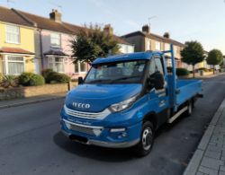 2017 IVECO DAILY 50C18 3.0 DIESEL MANUAL BLUE LWB PICKUP >>--NO VAT ON HAMMER--<<