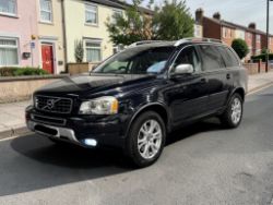 2012 VOLVO XC90 SE LUX D5 AWD AUTO BLACK DIESEL SUV 2400CC >>--NO VAT ON HAMMER--<<