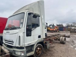 2004 IVECO EUROCARGO 75E177.5T CHASSIS CAB TRUCK