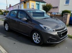 **(ONLY 51K MILEAGE)** 2018 PEUGEOT 208 ACTIVE 1.2 PETROL MANUAL HATCHBACK IN GREY