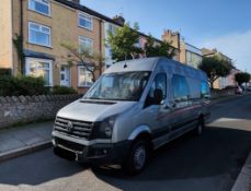 2013 VOLKSWAGEN CRAFTER CR50 MAXI TDI 143 MANUAL DIESEL SILVER