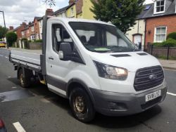 **(ONLY 112K MILEAGE)** 2018 FORD TRANSIT 350 2.0 TDCI MANUAL CHASSIS CAB >>--NO VAT ON HAMMER--<<