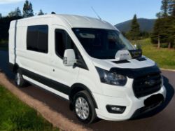 **(ONLY 32K MILEAGE)** 2022 FORD TRANSIT T350 ECOBLUE H2 LEADER CREW VAN>>--NO VAT ON HAMMER--<<
