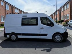 **(ONLY 70K MILEAGE)** 2018 VAUXHALL MOVANO L2H2 F3500 CDTI DIESEL WHITE >>--NO VAT ON HAMMER--<<