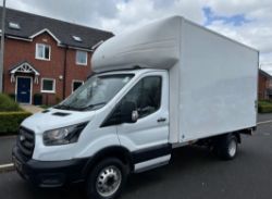 **(ONLY 54K MILEAGE)** 2021 FORD TRANSIT 2.0 ECOBLUE 130BHP L3H1 LWB 13FT LUTON WITH TAIL LIFT