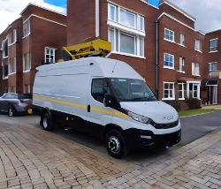 **(ONLY 78K MILEAGE)** 2017 IVECO DAILY 70C18V AUTO LWB 3.0 DIESEL WHITE CHERRY PICKER