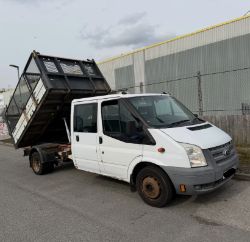 2013 FORD TRANSIT 125 T350 RWD 2.2 DIESEL MANUAL CHASSIS CAB WHITE