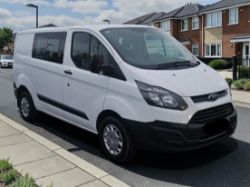 **(ONLY 110K MILEAGE)** 2018 FORD TRANSIT CUSTOM 270 L1H1 1996CC DIESEL >>--NO VAT ON HAMMER--<<