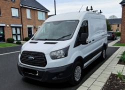 **(ONLY 64K MILEAGE)** 2017 FORD TRANSIT 350 L2H2 1996CC DIESEL MANUAL PANEL VAN