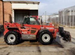 2007 MANITOU MT 1440 SL TURBO 14M 4T 4X4 TELEHANDLER 8,471 HOURS + FORKS & STABILIZERS