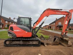 2018 KUBOTA KX080-4 8.3T MINI EXCAVATOR / DIGGER –4,908 HOURS