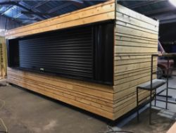 20FT X 8FT CATERING / KIOSK SHIPPING CONTAINER