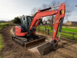 2018 KUBOTA U55-4 MINI EXCAVATOR