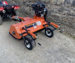 ATV150 TOWABLE PETROL FLAIL MOWER / TOPPER WITH ELECTRIC START – GRASSLAND & THISTLE CUTTER