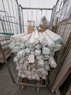 LARGE JOBLOT OF BATHROOM ITEMS - PANELS POSTS PLINTHS