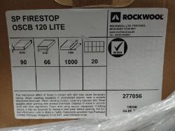 ROCKWOOL SP FIRESTOP OSCB 120 LITE 90 X 66 X 1000MM 277056 (20 SLABS)