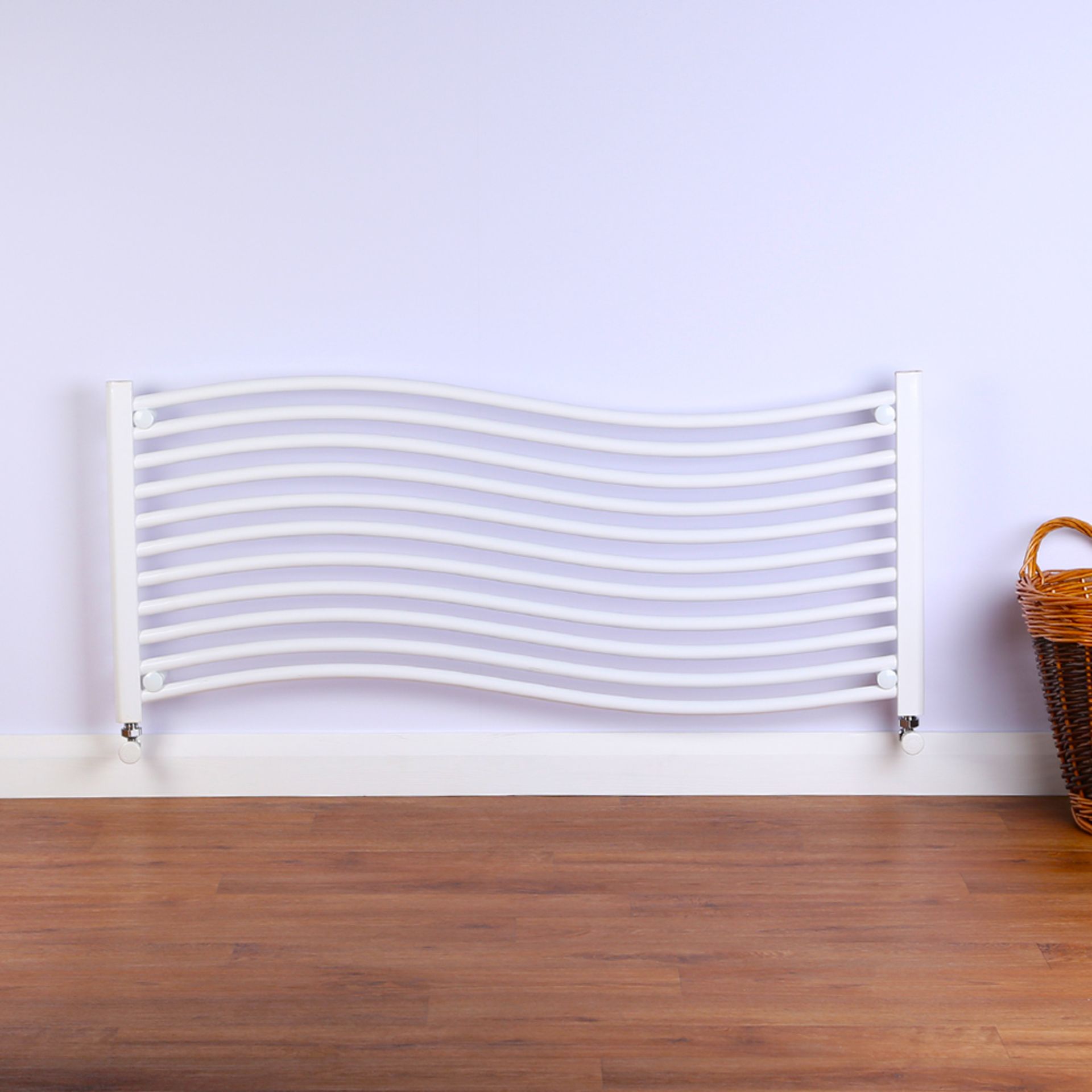 Warraped Radiator 49X WICKES WAVE RADIATOR 500X1200MM. COMPLETE WITH FIXINGS. Condition ...