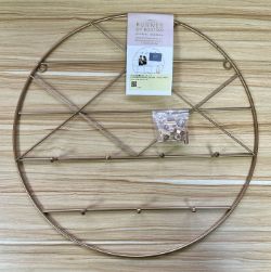400 X GOLD WIRE CIRCLE CLIP AND PEG COLLAGE , RRP £4,000