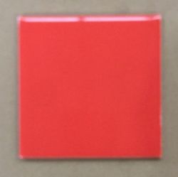 38 BXS PILKINGTONS PLAIN COLOUR POPPY RED WALL TILES 100 X 100 X 6.5MM (4X4