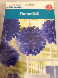 100 INDIVIDUALLY WRAPPED TISSUE PAPER POM-POMS FLUTTER HONEYCOMB BALL, (MIXED COLOURS), RRP £1,000