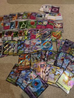 POKEMON CARDS - JOB LOT OF RARE HOLO POKEMON CARDS