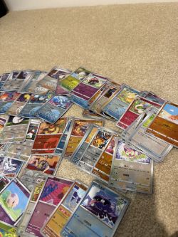 POKEMON CARDS - X160 CARDS INCL. MASTERBALL POKEBALL HOLO AND REV HOLOS