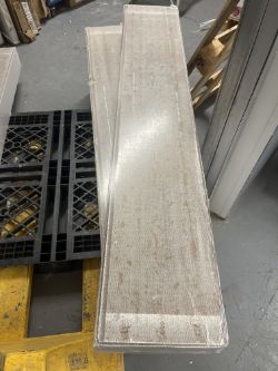 JOBLOT OF 11 BOXS CEILING TILES 1800 X 300 X 19 MM