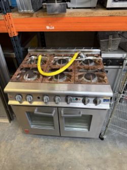 FALCON DOMINATOR PLUS 6 BURNER FAN ASSISTED GAS OVEN RANGE G3106