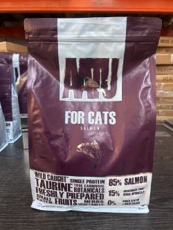 100X AATU SALMON 3KG CAT FOOD BBE: 12/26