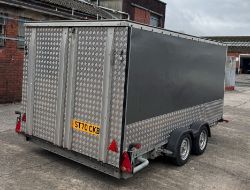BRIAN JAMES ENCLOSED CAR TRAILER 3.6M X 1.6M MOTORBIKE ATV SMALL CARS