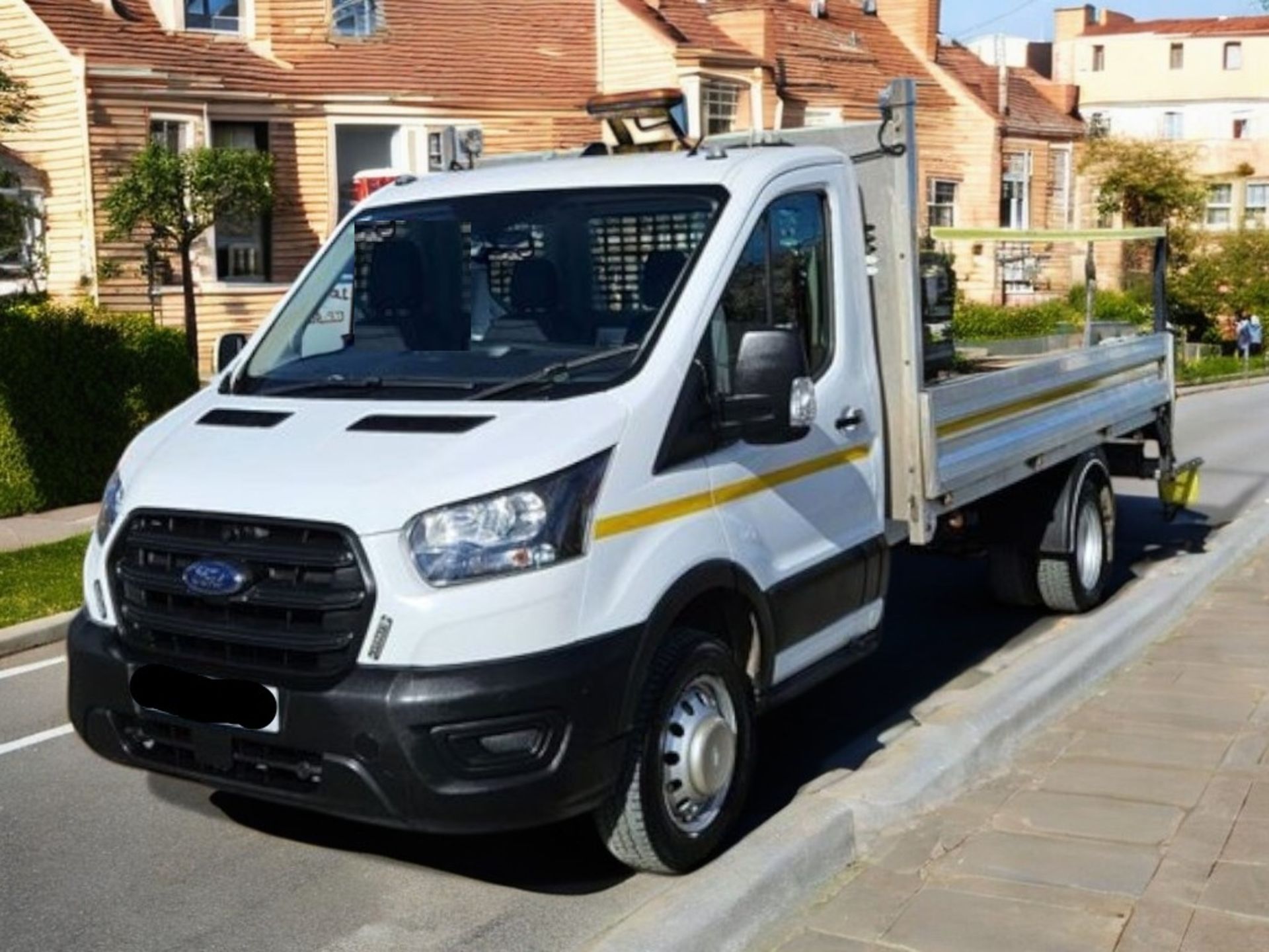 **(ONLY 61K MILEAGE)** 2023 FORD TRANSIT 350 LEADER 130BHP TDCI RWD LWB PICK-UP - Image 4 of 10