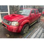 **(ONLY 49K MILEAGE)** 2005 NISSAN NAVARA D22 4X4, ONE OWNER >>--NO VAT ON HAMMER--<<