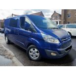2017 FORD TRANSIT CUSTOM 290 LIMITED LWB CREW VAN (L2 H1) >>--NO VAT ON HAMMER--<<