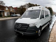 **(ONLY 91K MILEAGE)** 2019 MERCEDES-BENZ SPRINTER 516 2.2 CDI LWB CREW >>--NO VAT ON HAMMER--<<